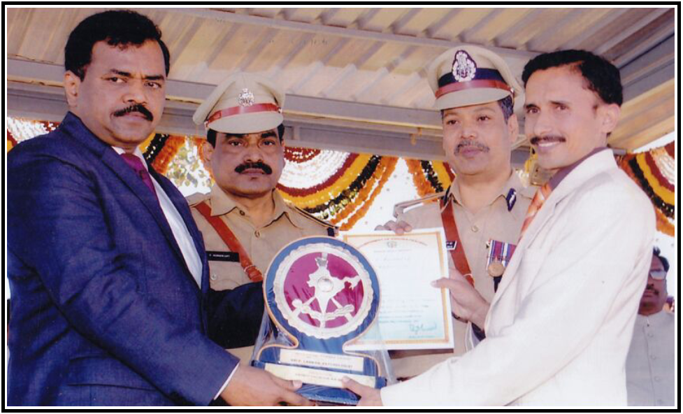 Best Social Service Award by Danakishore IAS